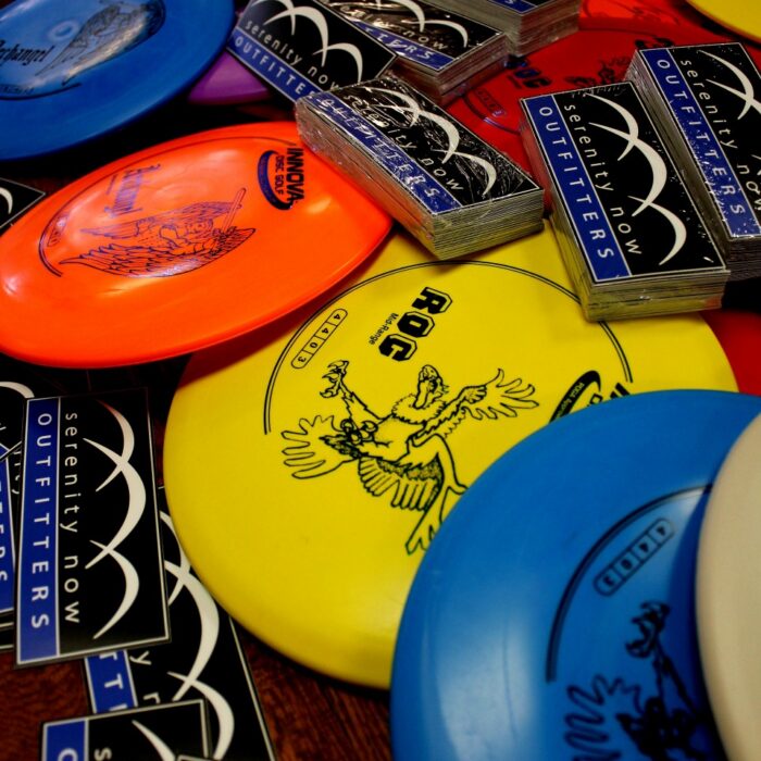 stickers and discs